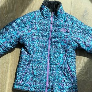 North Face Reversible Girls Puffer Jacket